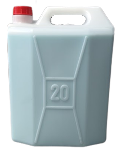 Image d'un bidon de 20L d'Alcut Plus, un lubrifiant pour l'usinage de l'aluminium offrant une grande lubrification et une protection anticorrosion.